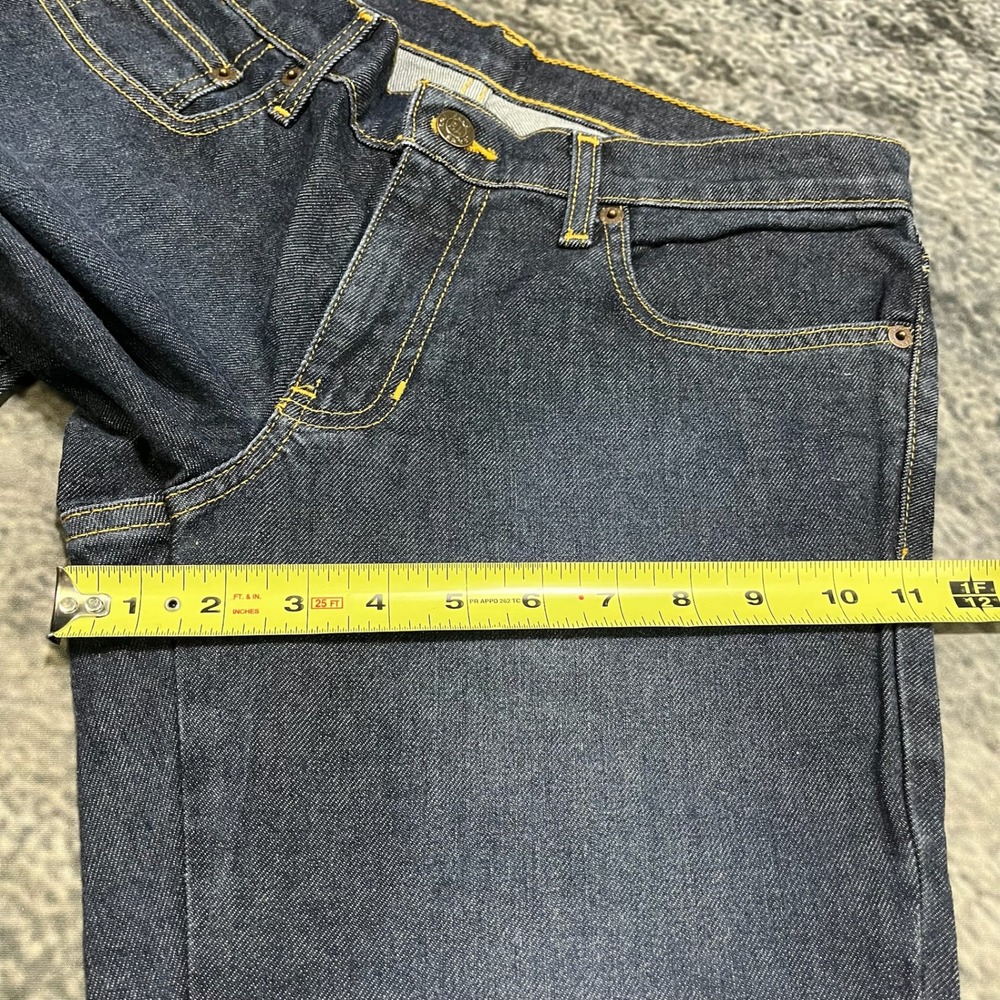 Polo Jeans Co. Womens 6 (30x32) Blue Stretch Bootcut W/ Snaps Western Low Rise - Picture 15 of 16